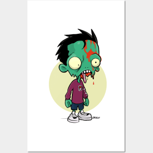 Zombie No jaw Posters and Art